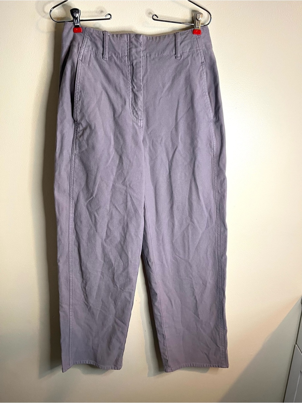 Wilfred Free Aritzia Lavender High Rise Wide Leg Jeans